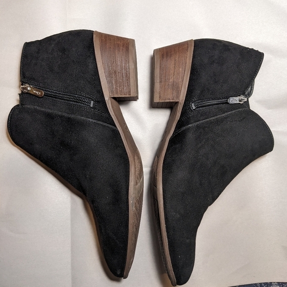 Circus by Sam Edelman Preston black faux suede booties - Picture 4 of 10